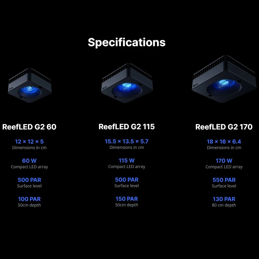 RedSea ReefLED G2 60/115/170 N - Reef Lighting 评论和价格