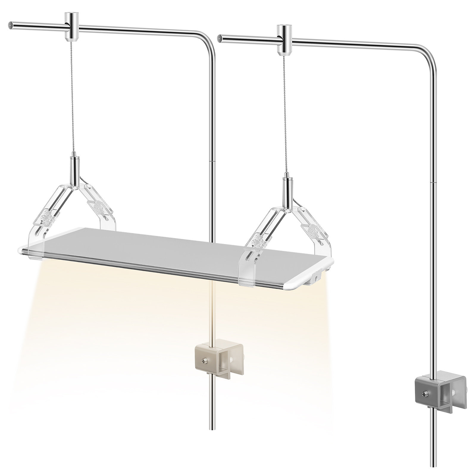 2Pcs Aquarium Lamp Holder Supp - Aquarium Marine Lights 评论和价格