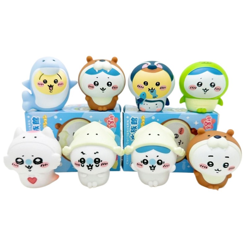 8pcs/Box Kawaii Chiikawa Aquar - Marine Fish Tank 评论和价格