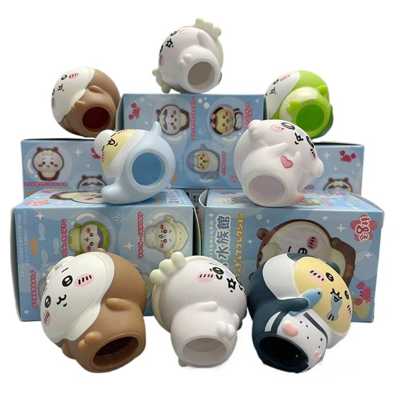 8pcs/Box Kawaii Chiikawa Aquar - Marine Fish Tank 评论和价格