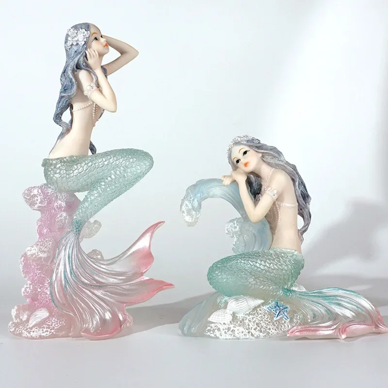 Exquisite Resin Mermaid Coral  - Marine Coral 评论和价格