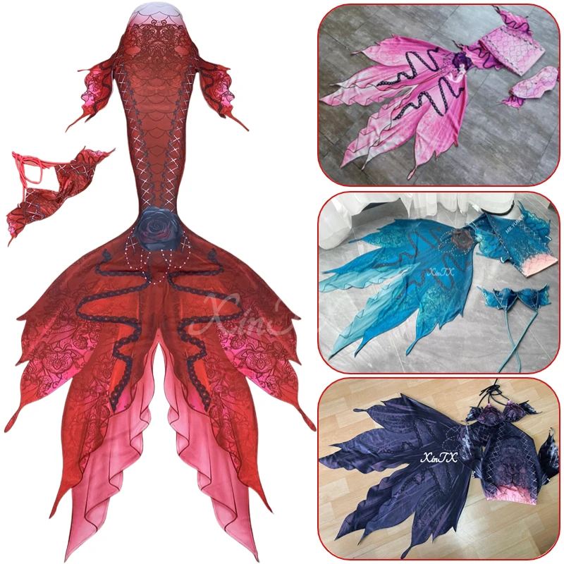 Mermaid Tail Dark Gothic Style - Marine Aquarium 评论和价格