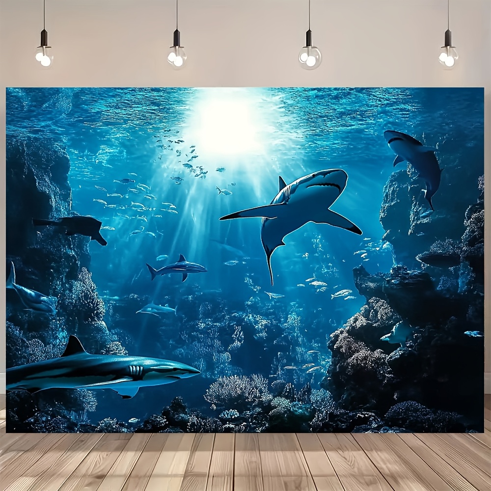 Majestic Deep Sea Shark Wall T - Marine Aquarium 评论和价格