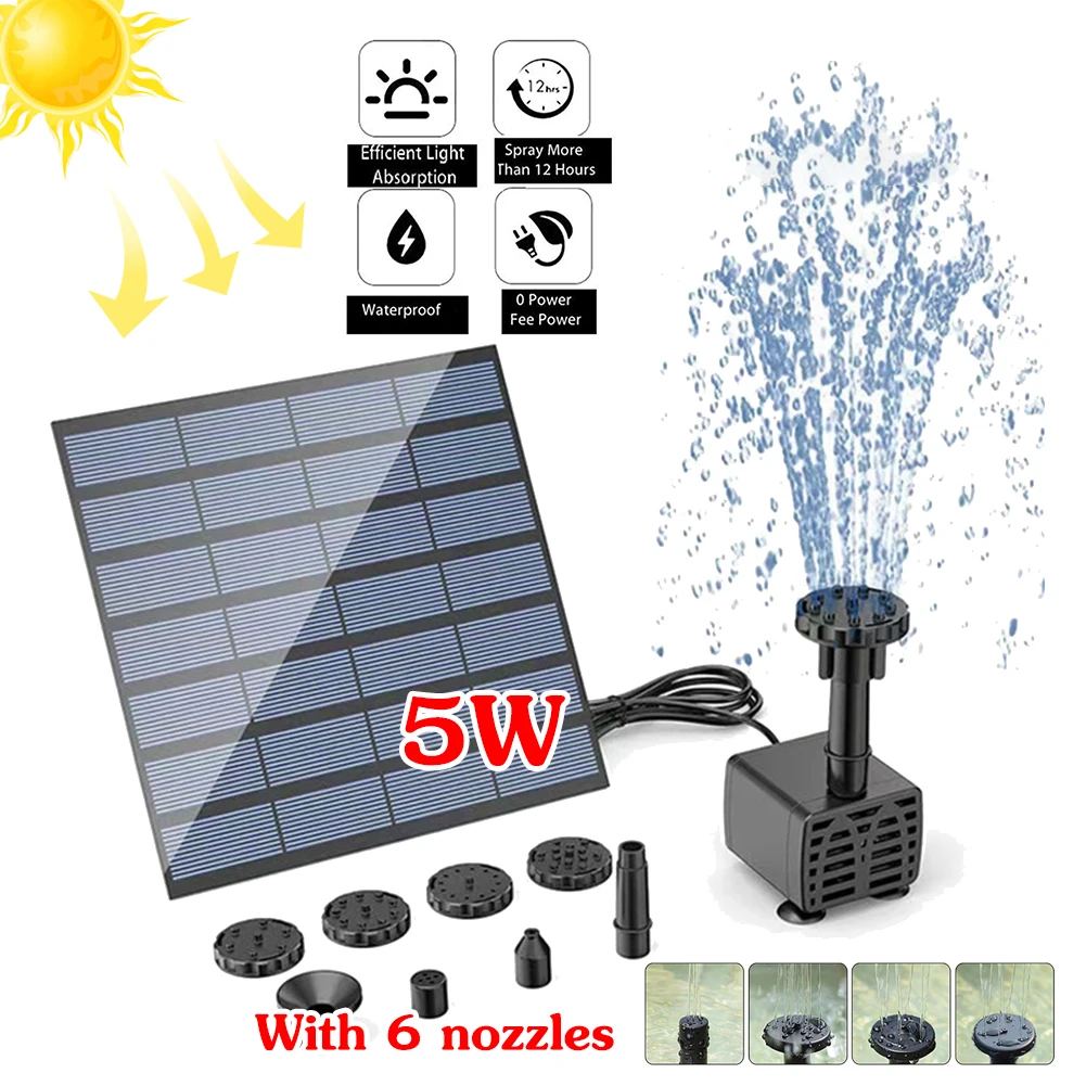 Solar Water Pump Fountain Pump - Marine Aquarium 评论和价格