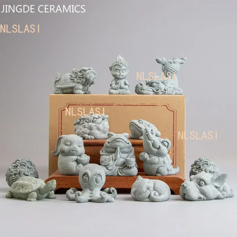 Creative Handmade Stone Tea Pe - Marine Fish Tank 评论和价格