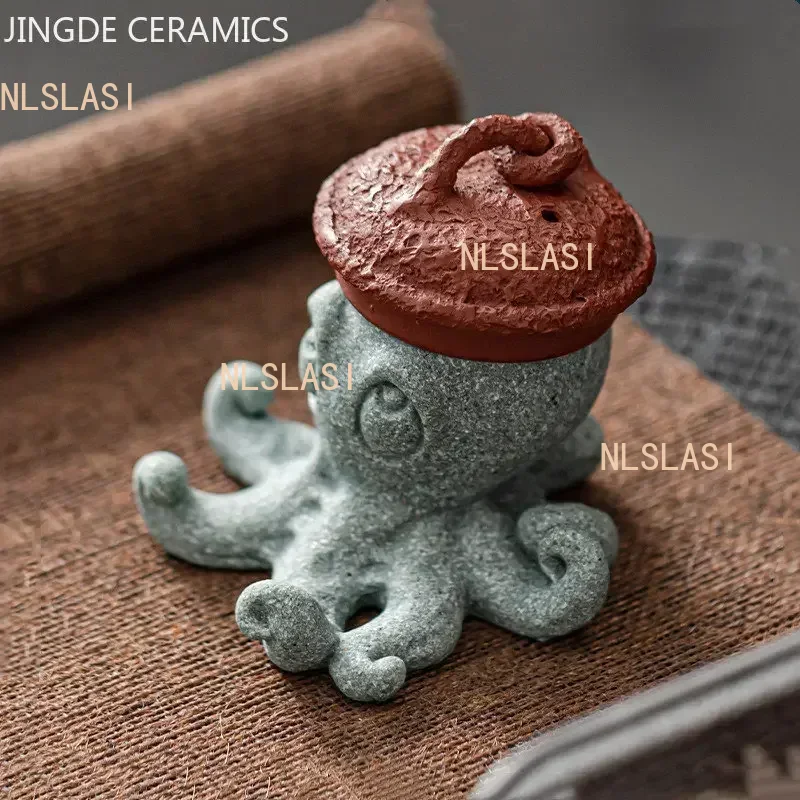 Creative Handmade Stone Tea Pe - Marine Fish Tank 评论和价格