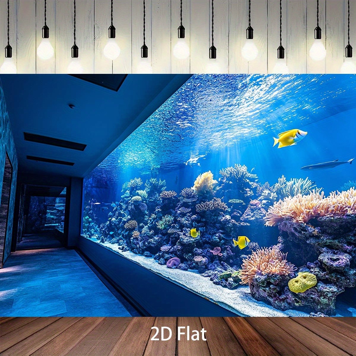Vibrant Underwater Aquarium Ta - Reef Aquarium 评论和价格