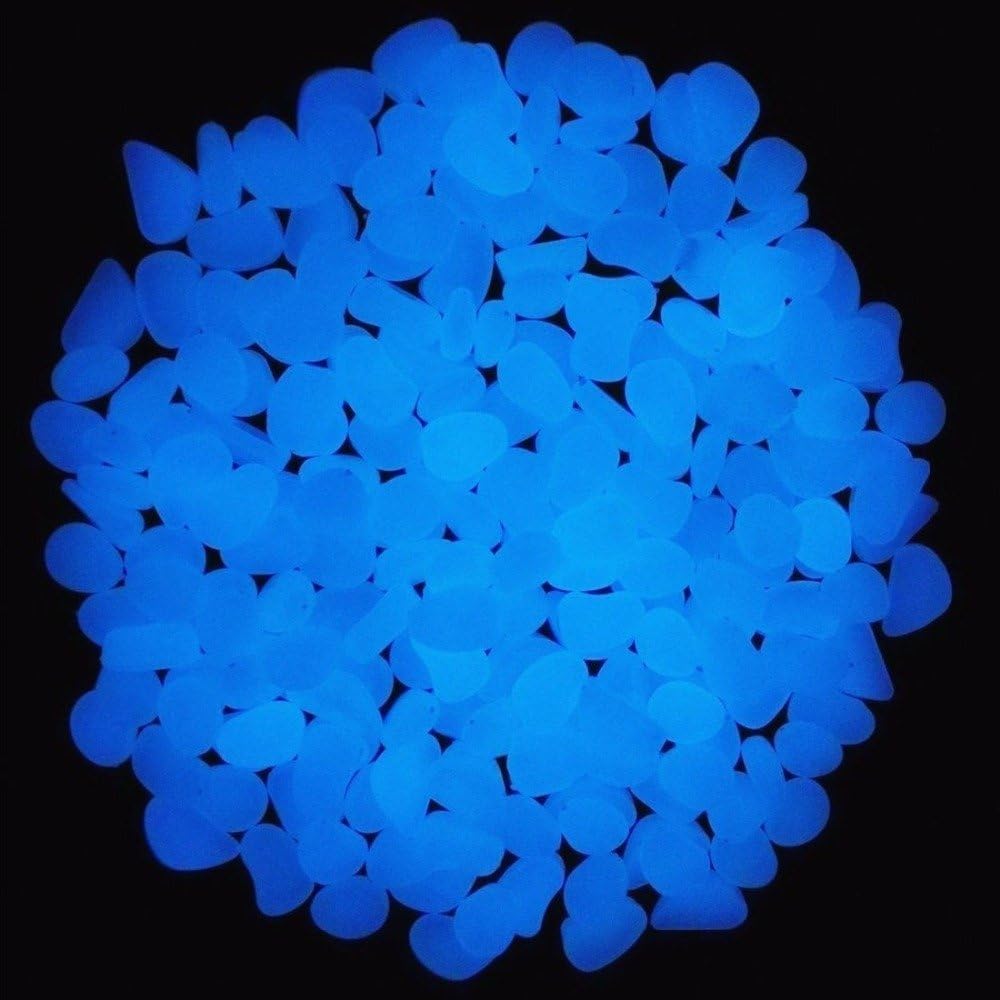 Fish Tank Rocks Glow Blue Pebb - Ocean Aquarium 评论和价格
