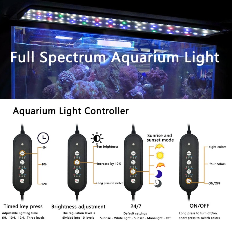 LED Fish Tank Light Full Spect - Reef Lighting 评论和价格